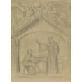 thumbnail image 3 of Antoon Derkinderen 19x24 Black Modern Framed Museum Art Print Titled - Religious Show (1869 - 1925), 3 of 5