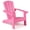 Pink, variant on Costway Kids Adirondack Chair with High Backrest Armrests Fire Pit Chair for Kids Ages 3-8 Turquoise