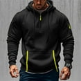 thumbnail image 4 of Gibobby Mens Hoodie Sweatshirt Zip Up Hooded Sweatshirts Soft Casual Hoodies(Black,S), 4 of 7