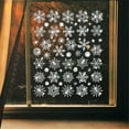 thumbnail image 2 of Steadline Christmas Snowflake Stickers Reusable Christmas Snowflake Window Sticker with Glitter Detail for Glass Door Wall Application Home Office Decor and Festive Decoration, 2 of 2