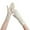 Beige, variant on Mdesiwst 1 Pair Floral Print Anti-slip Palm Driving Gloves Full Finger Lace Stitching Wrist Extended Girls Outdoor Riding Sunscreen Mittens Cycling Accessories