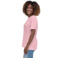 thumbnail image 2 of Floral Women's Relaxed T-Shirt, Women Tshirt Graphic,  Women T Shirts Short Sleeve  (Pink, XL), 2 of 6