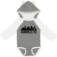 thumbnail image 3 of Inktastic Nashville Skyline Grunge Boys or Girls Long Sleeve Baby Bodysuit, 3 of 5