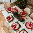 thumbnail image 5 of 10Pcs Bow Napkin Ring under $5! Bzdzmqm Christmas Bow Napkin Ring, Red Green Napkin Holder, Festive Table Decor, Holiday Dinnerware, Christmas Table Setting, Party Napkin Clip, 5 of 6