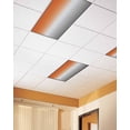 thumbnail image 2 of Fluorescent Light Covers for Ceiling Lights 2 Pack, Burnt Orange Gray Ombre Magnetic Ceiling Light Covers 2x4ft for Classroom Office School, Modern Gradient Abstract Art Drop Ceiling Light Shade, 2 of 7