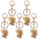 thumbnail image 1 of HEALEEP 5Ud Colgante Llavero Dragón De Metal Dorado Para Bolsos Y Llavero Decorativo, 1 of 6