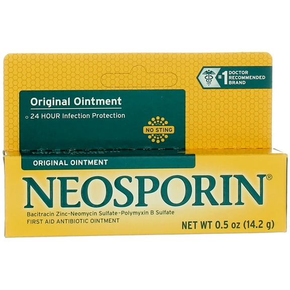 Neosporin Antibiotic Ointment 0.50 oz (Pack of 4)