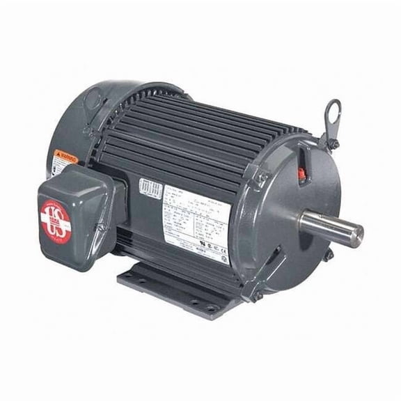 Three-Phase General Purpose Motor, 3 HP, 182T Frame, 208-230/460V AC Voltage, 1800 Nameplate RPM