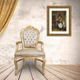 thumbnail image 3 of Ferdinand Georg Waldmüller 19x24 Gold Ornate Framed and Double Matted Museum Art Print Titled - Grandmother with Three Grandchildren (1854), 3 of 4