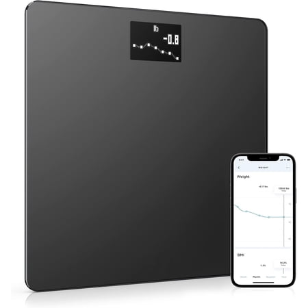 Digital Wi-Fi Smart Scale with Automatic Smartphone App Sync, BMI, Multi-User Friendly, with Pregnancy Tracker & Baby Mode