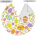 thumbnail image 3 of Easter Eggs Colorful Flowers 36 Inch Christmas Tree Skirt Round Winter Snow Suitable for Christmas Xmas Halloween Holiday Party Decor Decoration Occasion, 3 of 6