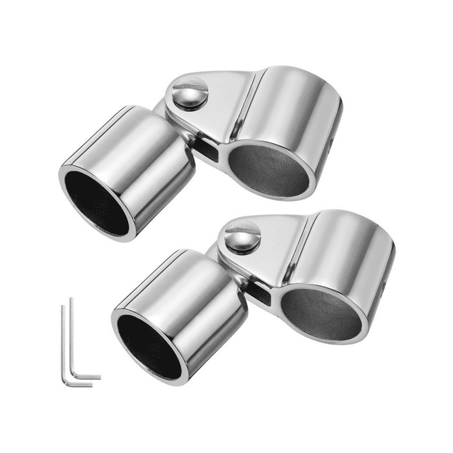 2 Pieces 25mm Jaw Slide & Eye End Bimini Top Hardware Set - Easy Installation, Heavy - Duty Marine Boat Replacement Parts for Durable Shade Structure Upgrades