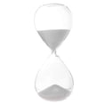 thumbnail image 1 of Sand Clock Timer Transparent Glass Sand Clock Modern Sand Clock Timer Creative Sand Clock (White), 1 of 4