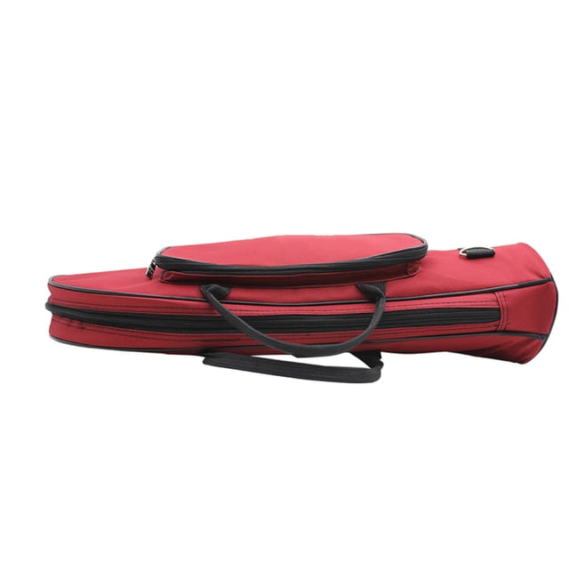 OUNONA Red Trumpet Carrying Bag Lightweight Foldable Storage for Musical Instrument Convenient Design