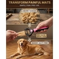 thumbnail image 6 of Pet Grooming Tool for Dogs and Cats, Dual-Sided Pet Comb, Professional Deshedding Tool, Pets Hair Remover Shedding, Long Haired Dog Brushes, Undercoat Combs Supplies, Cat Brush Rake, 6 of 8