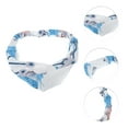 thumbnail image 2 of Unique Bargains 1 Pc Fashion Leaf Pattern Cross Elastic Hairband for Women White, 2 of 6