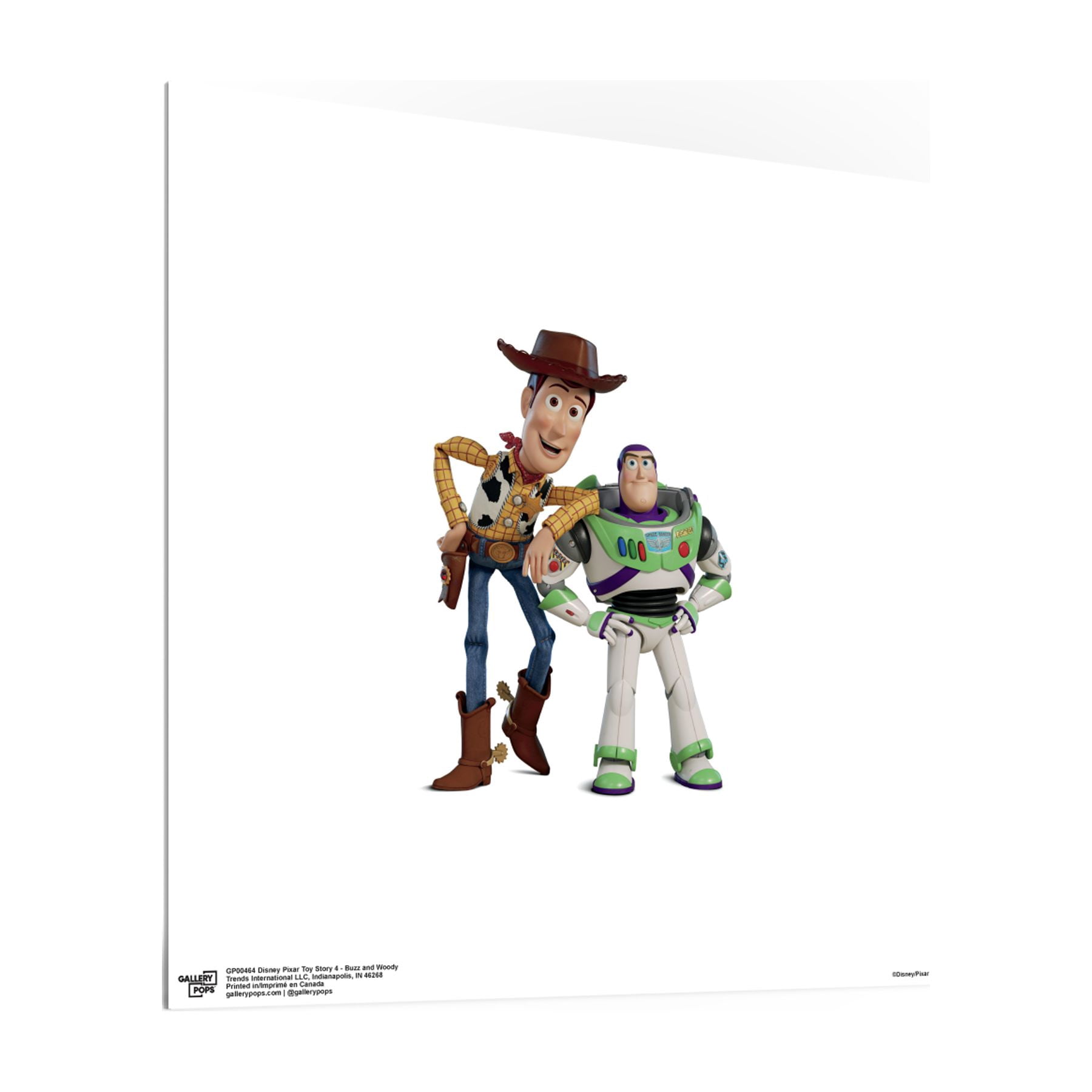 Gallery Pops Disney Pixar Toy Story 4 - Buzz and Woody Wall Art