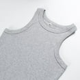 thumbnail image 4 of SNKSDGM Female Tank Top for Women Workout Set Womens Ribbed Tank Top High Neck Women's Sleeveless Full Length Ribbed Fitted Racerback Crew High Neck Basic Tank Top Xs, 4 of 6