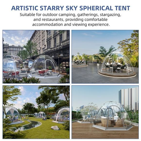 tent,Oversize Weather Party Tent Bubble Tent Party Cold-resistant Tent - Tent 8-10 Tent Person Tent Pop Bubble Shelter Party - Cold Pod - Tent Tent Party Person Party Bubble Pod Tent Weatherproof