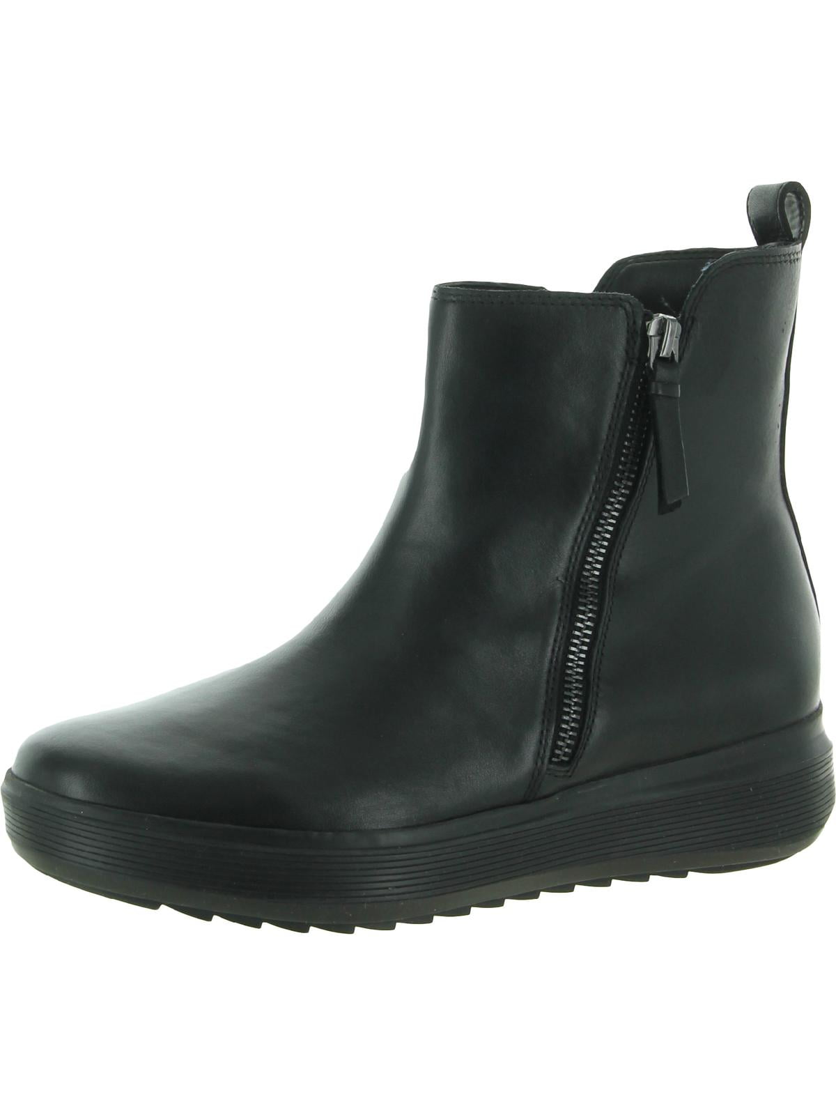 Naturalizer Womens Talise Leather Wedge Ankle Boots