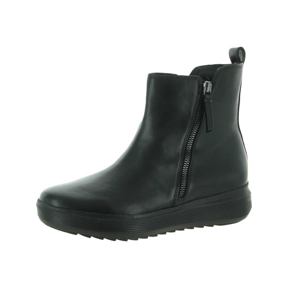 Naturalizer Womens Talise Leather Wedge Ankle Boots