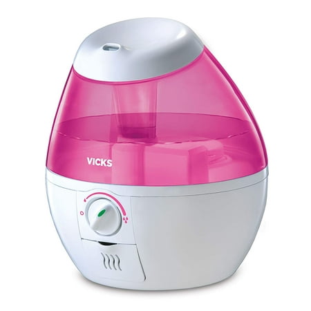 VUL520P Mini Filter Free Cool Mist Humidifier, Pink, No filters to buy or replace - ever By