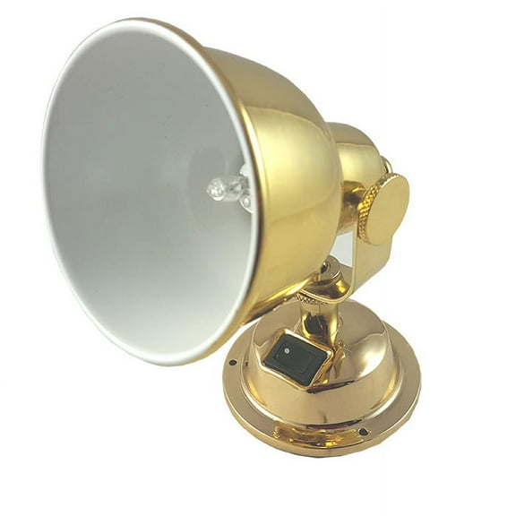 White Water - 2108BH Brass Reading Berth Light, 3-3/8" Base