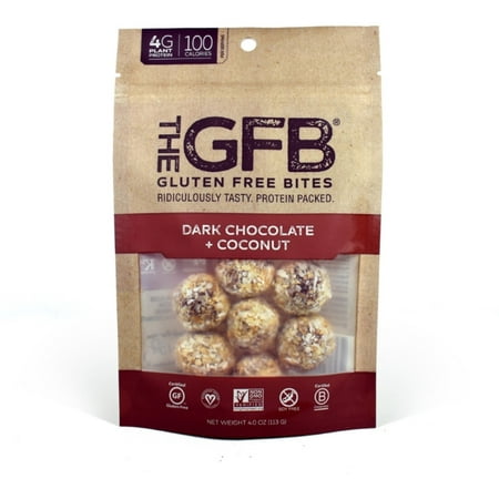 Gluten Free Bites, Dark Chocolate Coconut 4 oz (Best Chocolate Coconut Bites Recipe)