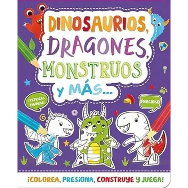 Libro Dinosaurios, Dragones, Monstruos Y Mas& Tapa Blanda, Autor Chen Yuyi, Editorial Estudio Didactico