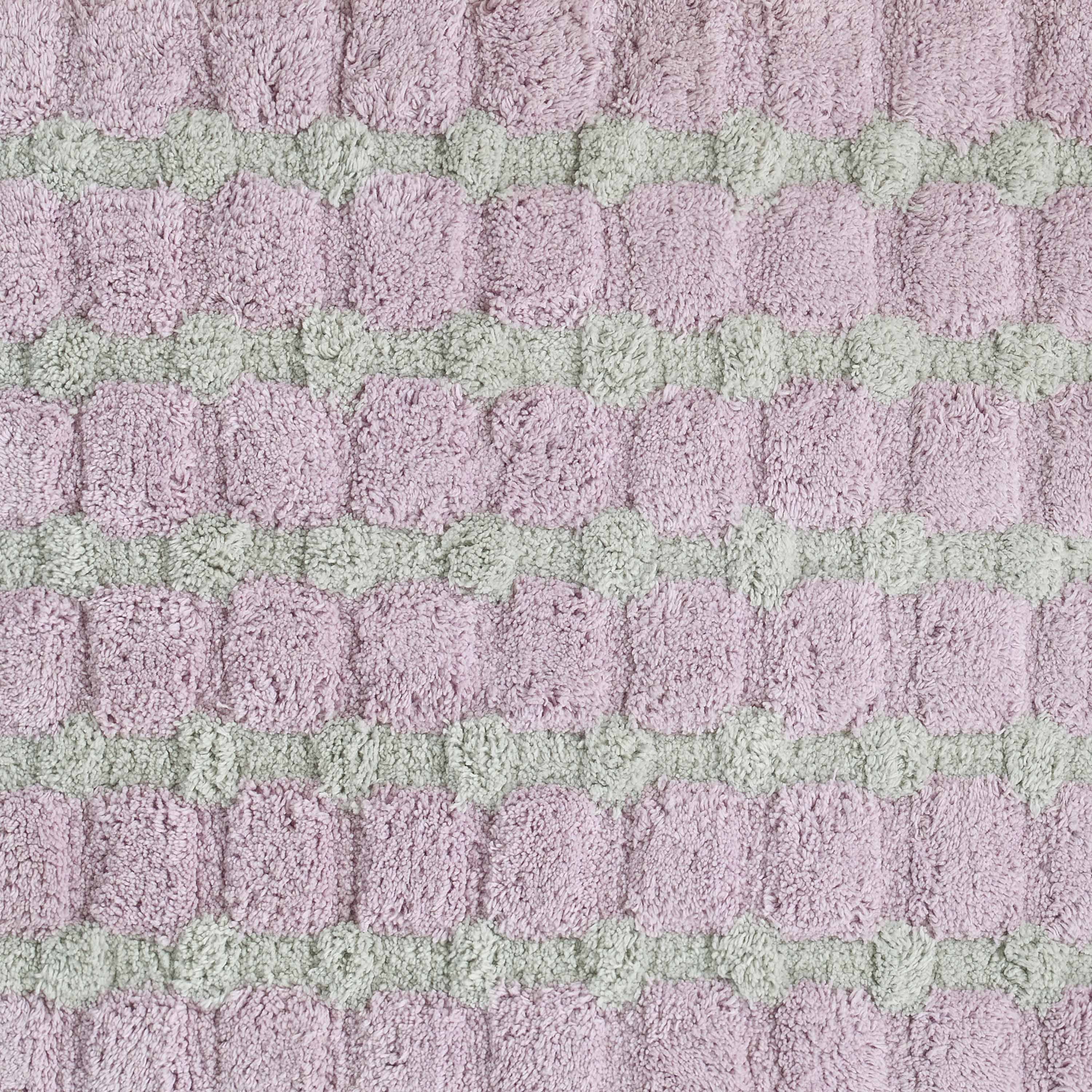 Martex Expression Sculpted Bath Rug, Lilac/Grey