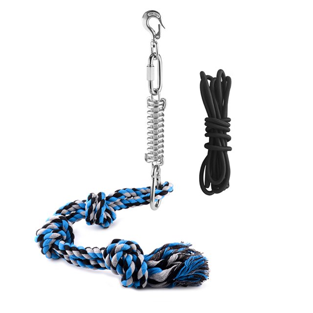 Cuerda Para Perros Con Poste De Resorte Accesorio Seguro Para Mascotas Bungee Suministros Colgantes Ejercicio Al Aire Libre Muscle Builder Cachorros Juguetes Regalos Perfectos Speravity PT001862-00