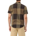 thumbnail image 3 of Lars Amadeus Men's Linen Henley Short Sleeve Button Down Shirts, 3 of 6