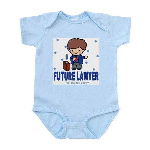 CafePress - Future Lawyer Like Daddy Baby Infant Bodysuit - Baby Light Bodysuit, Size Newborn - 24 Months
