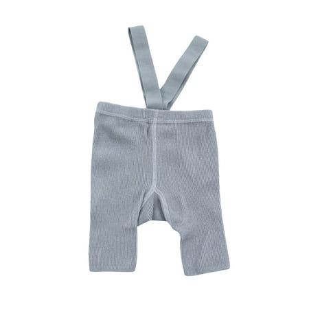 

Canrulo Baby s Fashion Solid Color High Waist Knitted Suspender Pantyhose