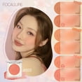 thumbnail image 6 of FOCALLURE Powder Palette Blush, Matte Mineral Blush Powder, Bright Shimmer Face Blush Makeup, Contour and Highlight Blush Palette, Highly Pigmented, Long Lasting, Waterproof, Blendable, #601, 6 of 7