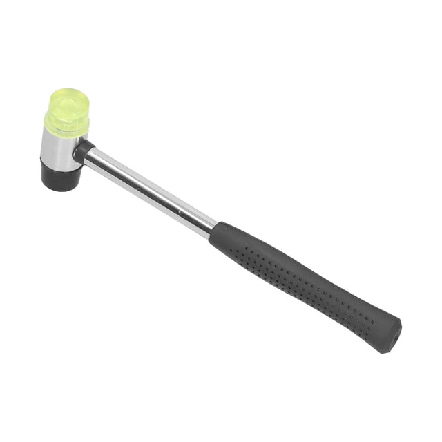 Mini Hamme herramienta de mano de martillo de nailon de goma de doble cara con Mango antideslizante para joyería artesanal del hogar