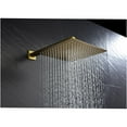 thumbnail image 2 of JERFIT 10 Inch Rain Shower System Wall Mounted in Brushed Gold, High Pressure Rainfall Showerhead with Handheld Shower, Brass Shower Faucet Set for Bathroom, 2 of 10