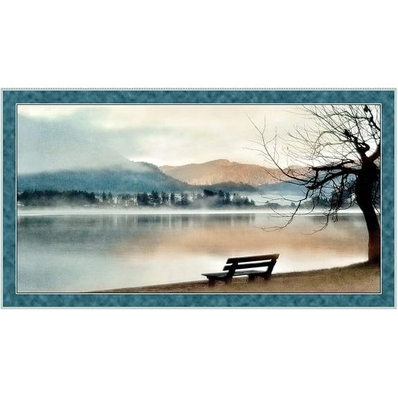 QT Fabrics Artworks 24'' Lake Panel Cotton fabric