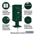thumbnail image 6 of Salsbury Industries Pedestal Mounted Aluminum Parcel Locker, 6 of 7