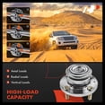 thumbnail image 5 of A-Premium Rear Wheel Bearings and Hub Assembly Compatible with Mitsubishi Lancer ES 2002-2007 L4 2.0L Only, w/4-Lug, Replace# 512276, 5 of 9
