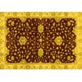 thumbnail image 1 of Ahgly Company Indoor Rectangle Oriental Yellow Traditional Area Rugs, 5' x 8', 1 of 4