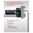 RV 5th Wheel Landing Gear Motor, 300W 5500lbs Replacement for LG-142178 ...