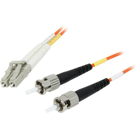 UPC: 0037332117557 | Tripp Lite N318-01M 3 ft. Multimode Fiber Optics Duplex MMF 62.5/125 Patch Cable – LC/ST