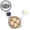 thumbnail image 4 of MasteelfCA 1 Set of Multifunctional Steamer Stainless Steel Food Steamer Kitchen Gadget, 4 of 8