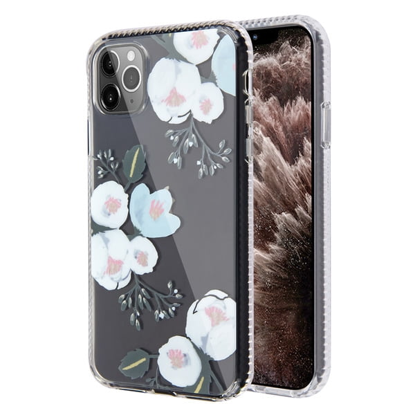 image of Fusion Shield Tough Snap-on Transparent Case For Iphone 11 Pro Max - Floral