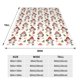 thumbnail image 3 of Balery Merry Christmas Santa Manta de Felpa Suave y Acogedora – Cobija de Franela Aterciopelada para Cama, Lavable y Cálida para Sofá, Mascotas, Transpirable-80"x60", 3 of 7