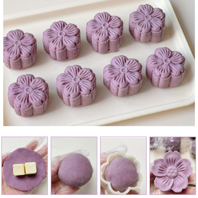 Flowers Moon Cake Mold, Cookie Stamps Mooncake Mold Chinese Traditional  Mid-autumn Festival Moon Cake Mold, Flower Hand Pressure Baking Mold -   Norway