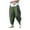 Army Green, variant on Men's Pants Clothing Fashion Loose Casual Wide Pants Men's Elasticated Pants Leg Color Solid Men's Pants