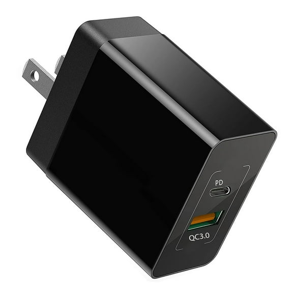 Quick Home Charger for Verve Snap, Iris Flip Phones - 30W 2-Port USB Type-C PD Travel Wall for Consumer Cellular Verve Snap, Iris Flip