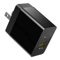 Quick Home Charger for Samsung Galaxy Tab A9/Plus - 30W 2-Port USB Type-C PD Travel Wall Power